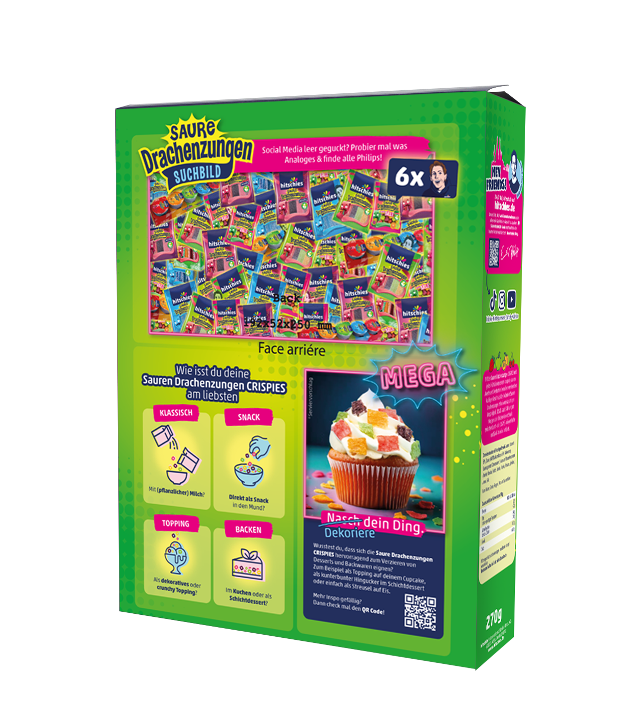 Hitschies Sour Dragon Tongue Crispies