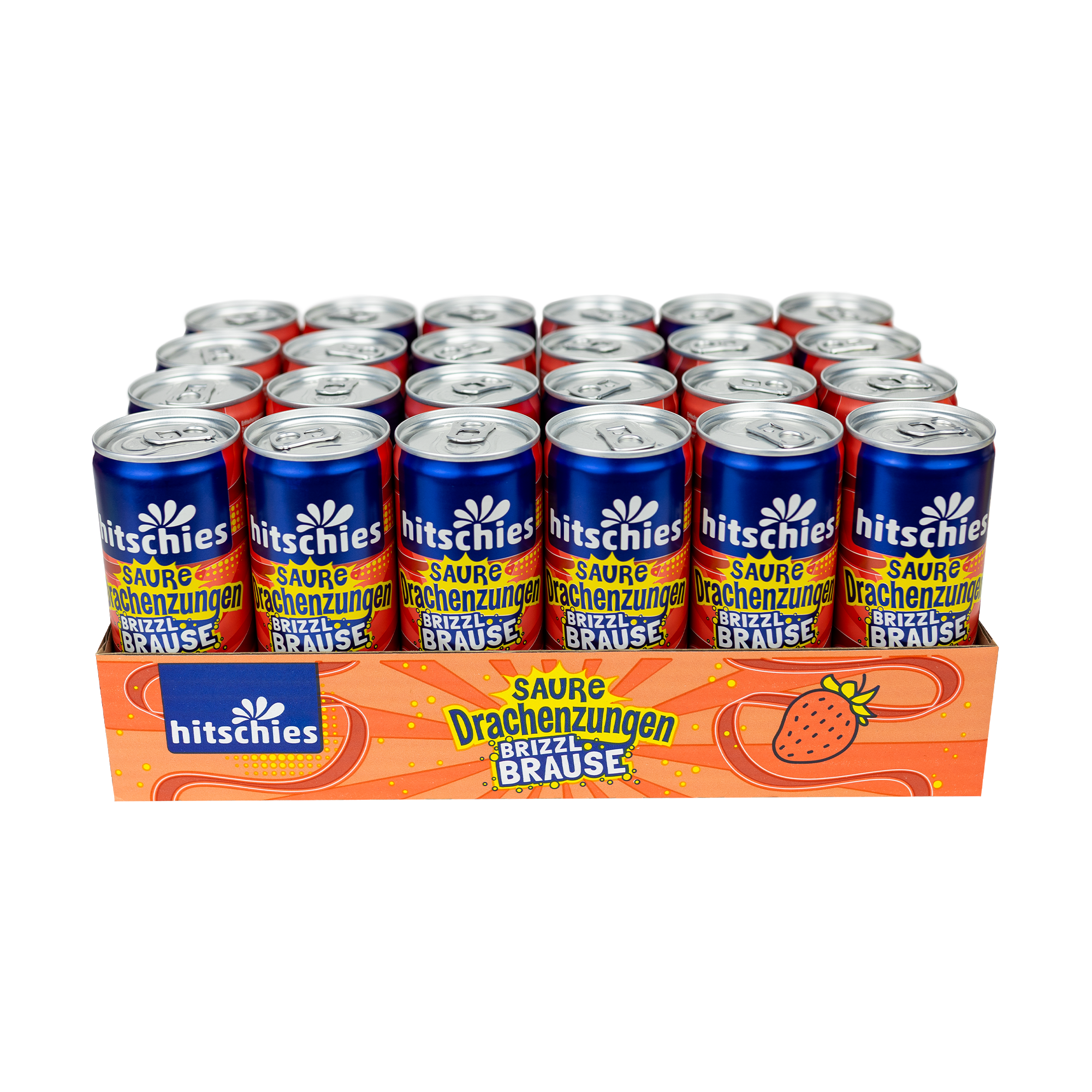 Saure Drachenzungen brizzl Brause Erdbeere 0,25l