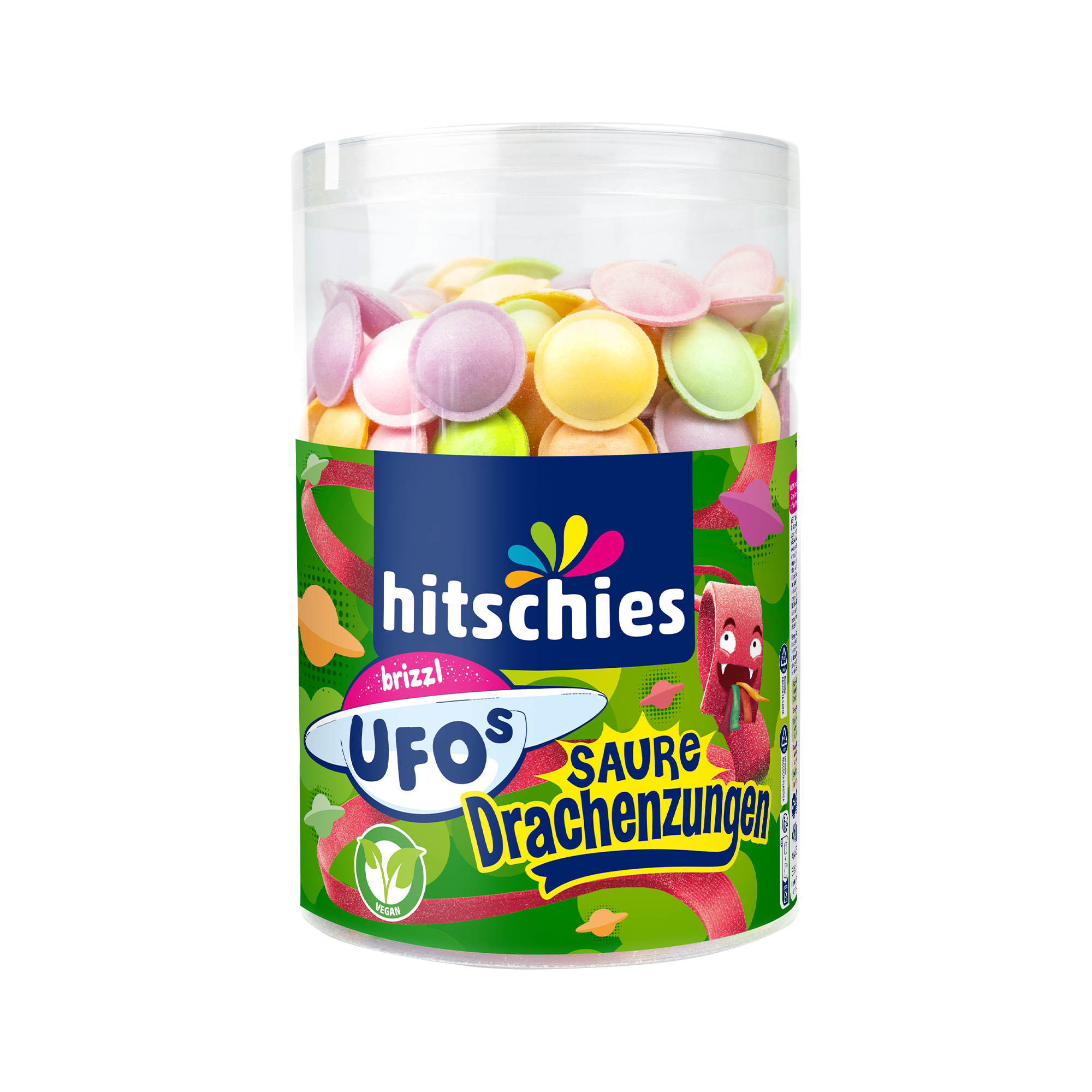 brizzl UFOs Saure Drachenzungen Dose