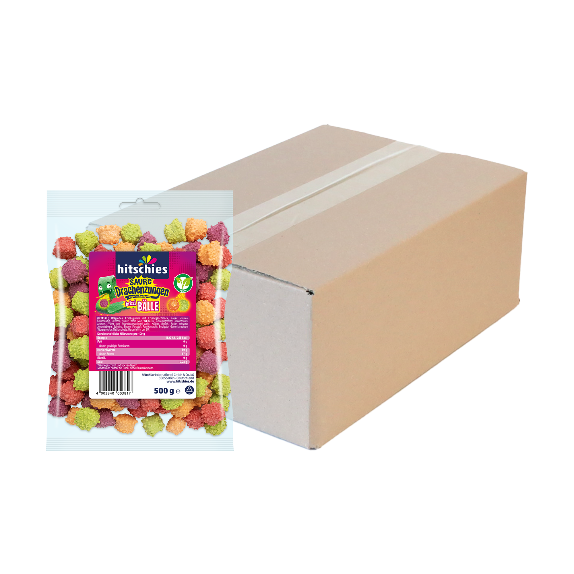 Saure Drachenzungen brizzl Bälle