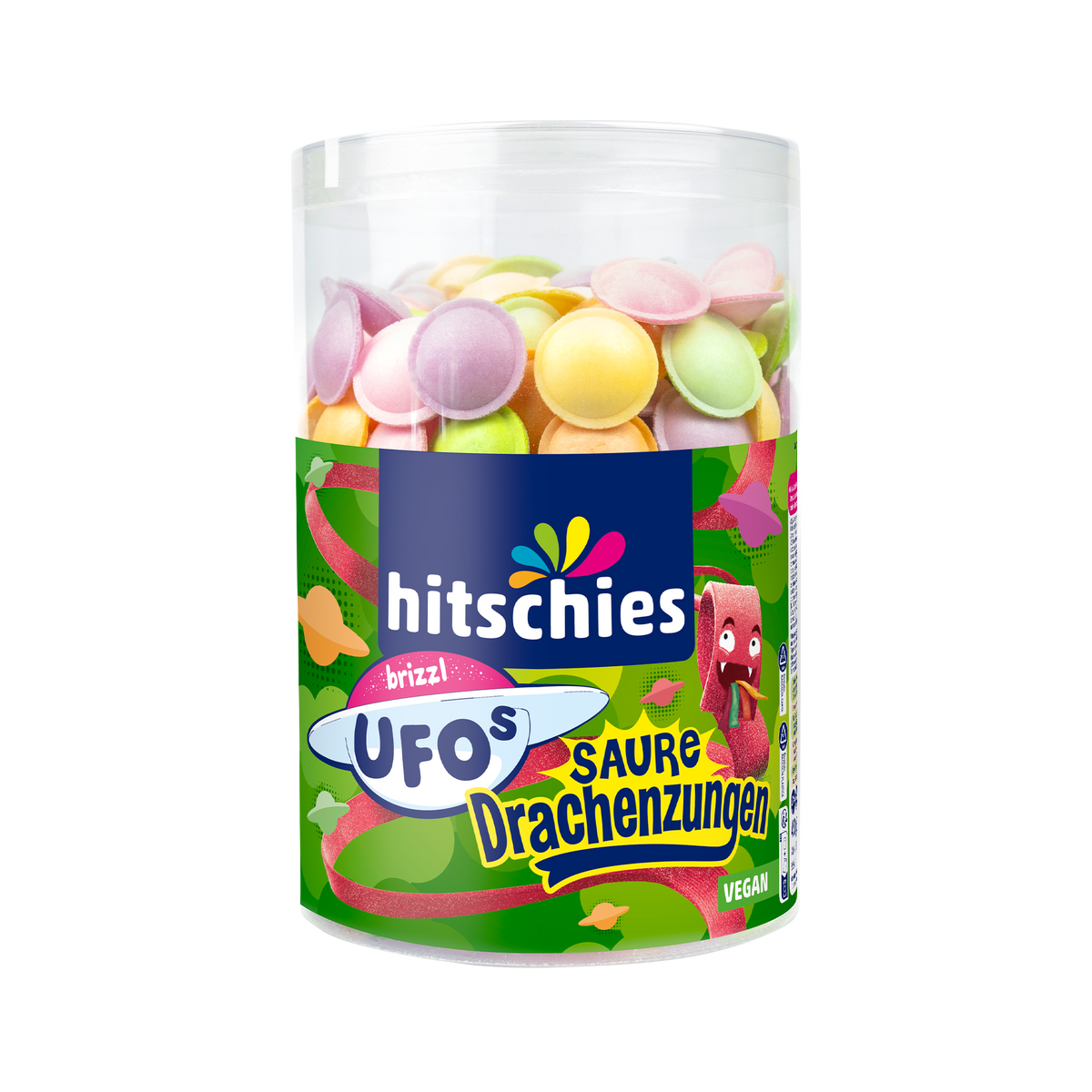 brizzl UFOs Saure Drachenzungen Dose