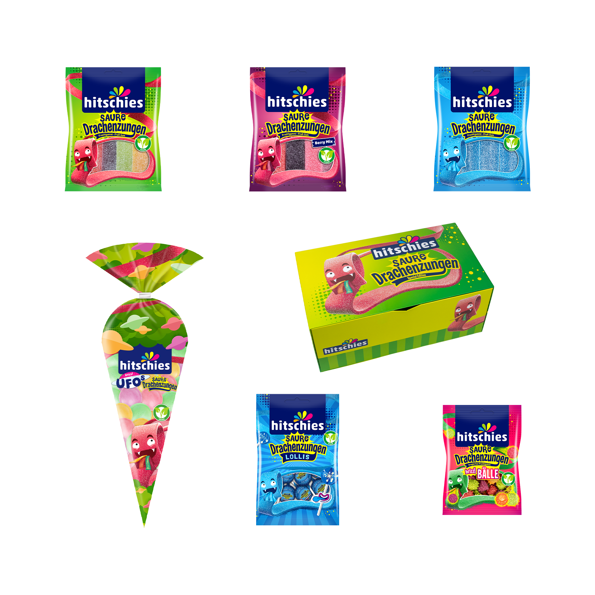 Saure Drachenzungen Box